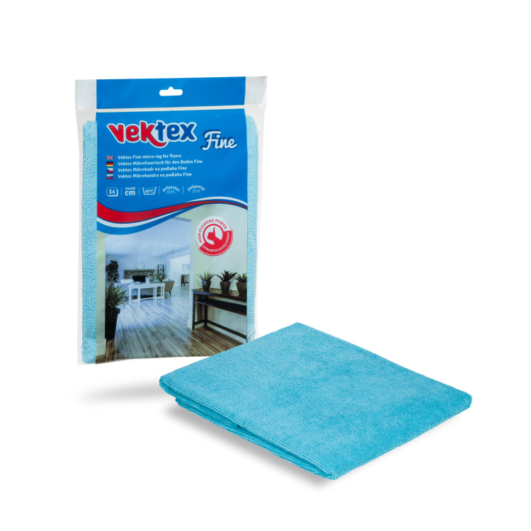 Vektex Fine Mikro hadr na podlahu 60 × 50 cm, modrý, 280 g