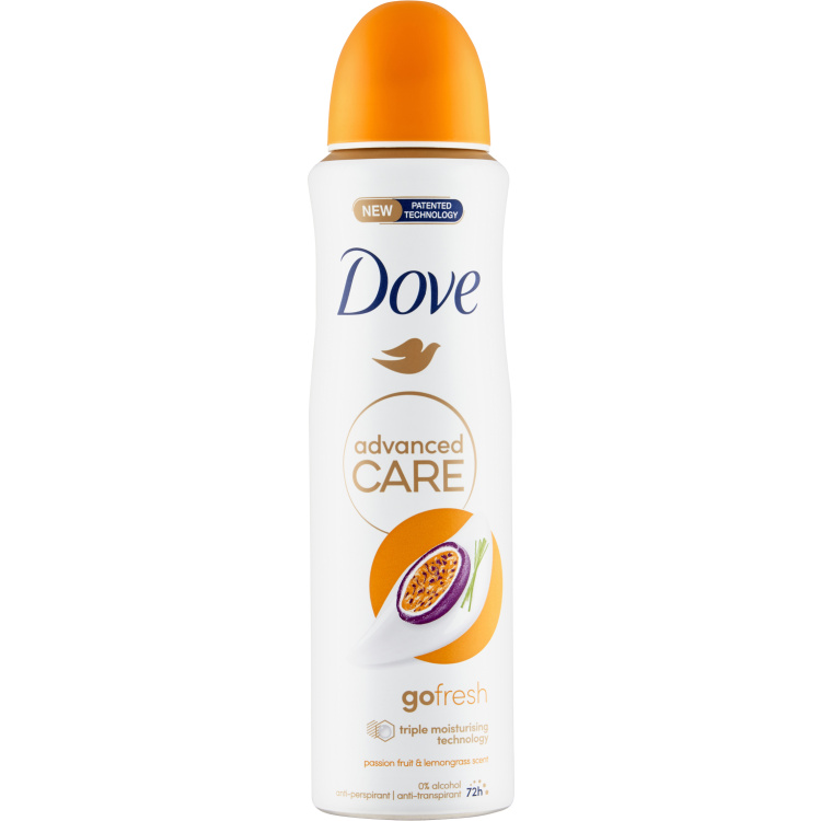 Dove Advanced Care Marakuja a Citronová tráva antiperspirant ve spreji 150 ml