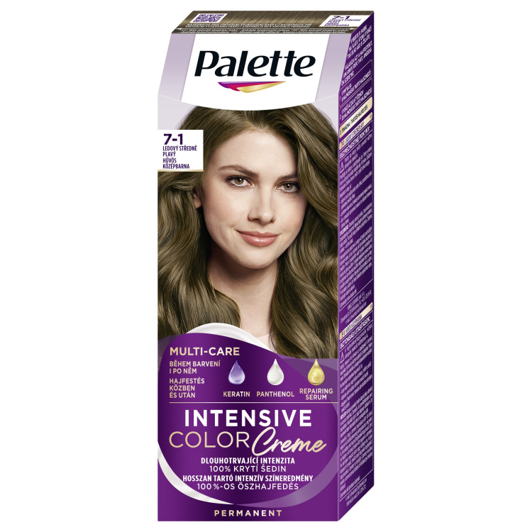 Schwarzkopf Palette Intensive Color Creme, barva na vlasy, 9-1 ledový světle plavý, 50 ml