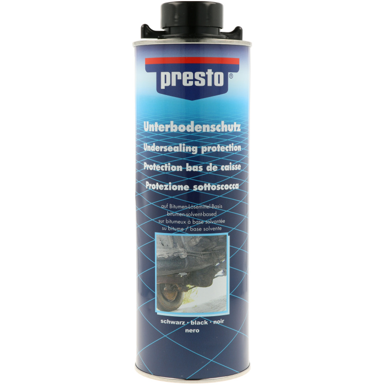 Motip 603239 Presto UBS Bitumen ochrana podvozku a karoserie, černý, 1000 ml