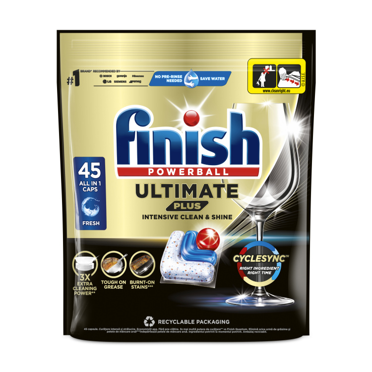 Finish tablety do myčky Ultimate Plus All in 1, 45 ks