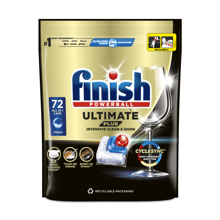 Finish tablety do myčky Ultimate Plus All in 1, 72 ks