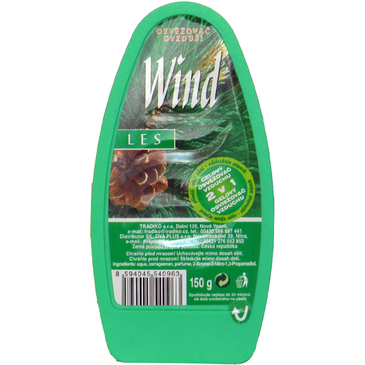 Wind osvěžovač vzduchu Les, gelový, 150 g