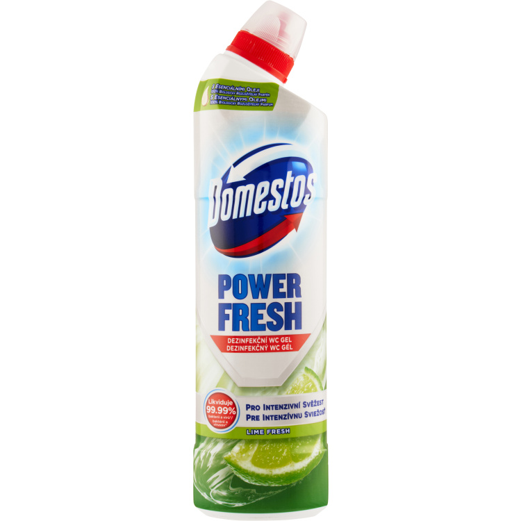 Domestos Power Fresh Lime Fresh WC gel, 700 ml