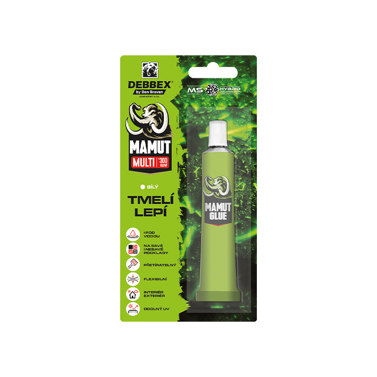 Den Braven Mamut Glue Multi montážní lepidlo, bílé, 25 ml