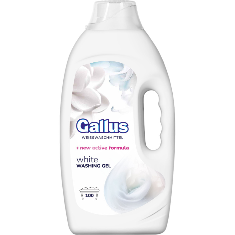 Gallus prací gel White, 100 dávek, 4 l