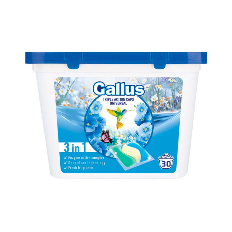 Gallus tablety na praní Universal, 30 dávek