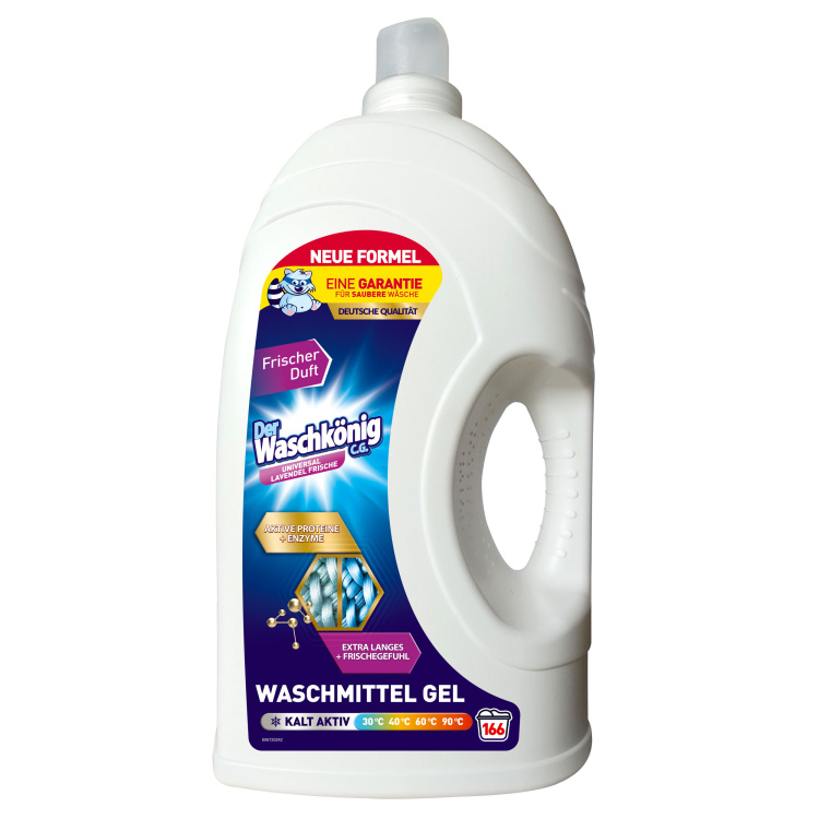 Waschkönig prací gel Universal Lavender 166 dávek, 5 l