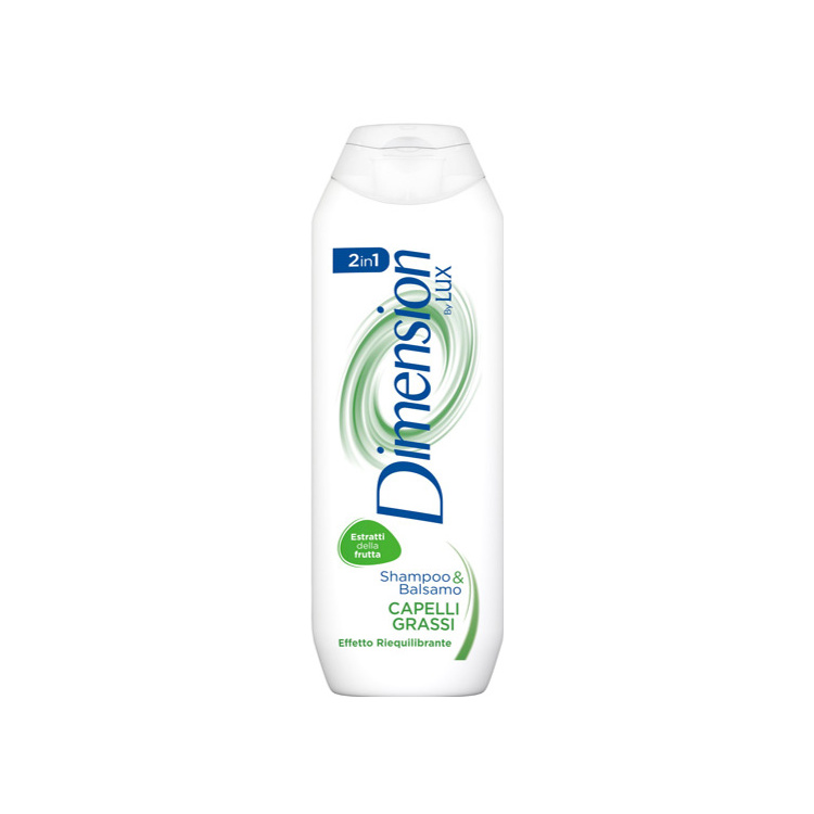 Dimension by LUX 2v1 šampón a balzám na mastné vlasy, 250 ml