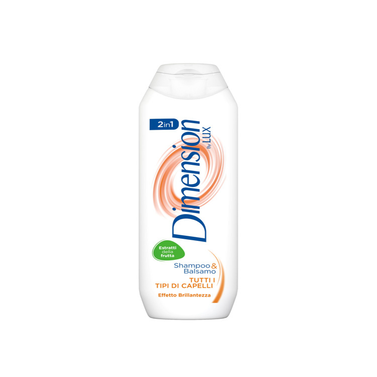 Dimension by LUX 2v1 šampón a balzám pro všechny typy vlasů, 250 ml