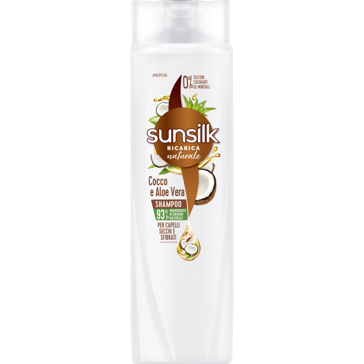 Sunsilk šampon Cocco E Aloe Vera pro suché a lámavé vlasy, 250 ml