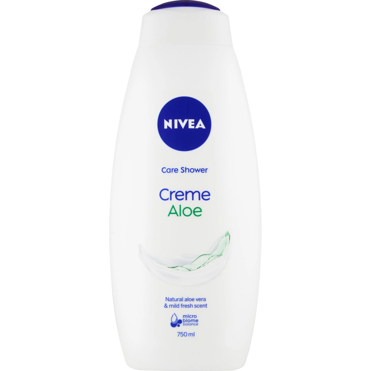 Nivea Creme Aloe pečující sprchový gel, 750 ml