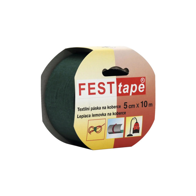 Festtape Lemovka kobercová páska zelená 50 mm × 10 m