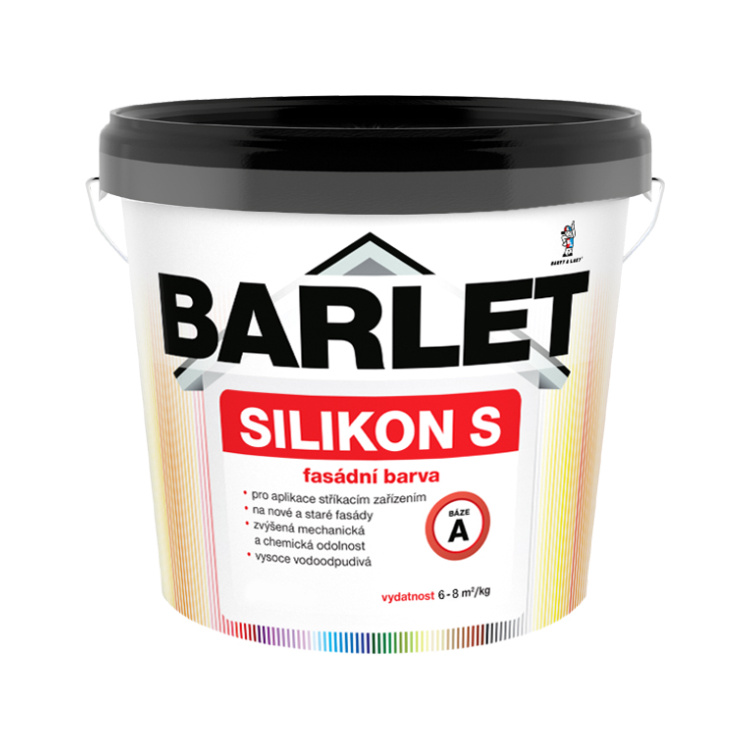 BARLET SILIKON S fasádní barva silikonová A bílý, 20 kg