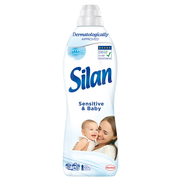 Silan aviváž Sensitive &amp; Baby aviváž pro miminka, 40 praní, 880 ml