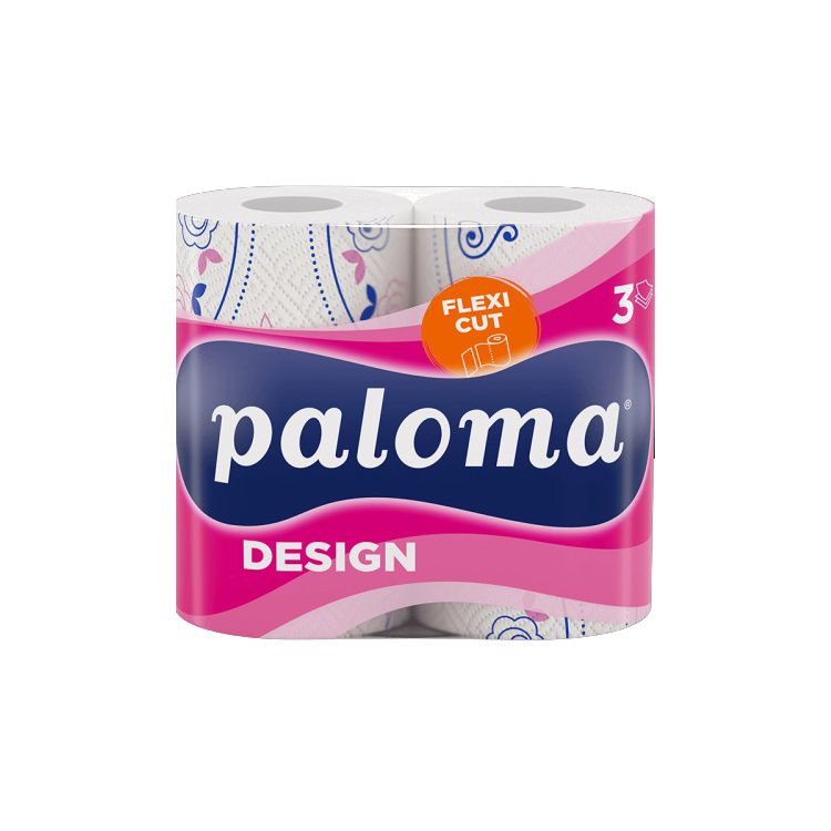 Paloma 3vrstvé papírové utěrky Design &amp; Flexi, 2 ks, 16 m