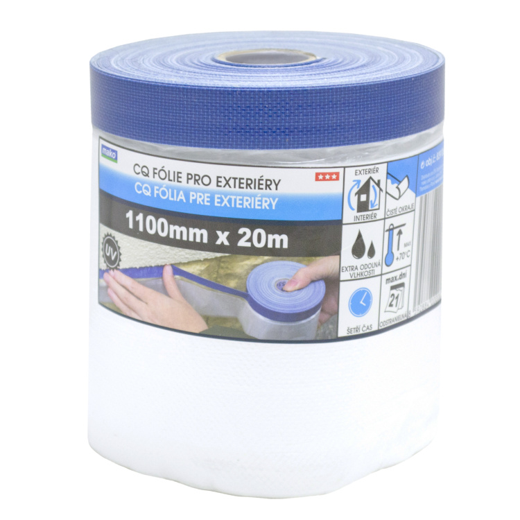 CQ fólie exterierová s textilní páskou, 55 cm x 20 m