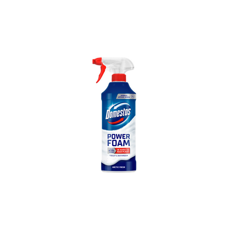Domestos pěnový čistič toalet a koupelen Power Foam Arctic Fresh, 435 ml