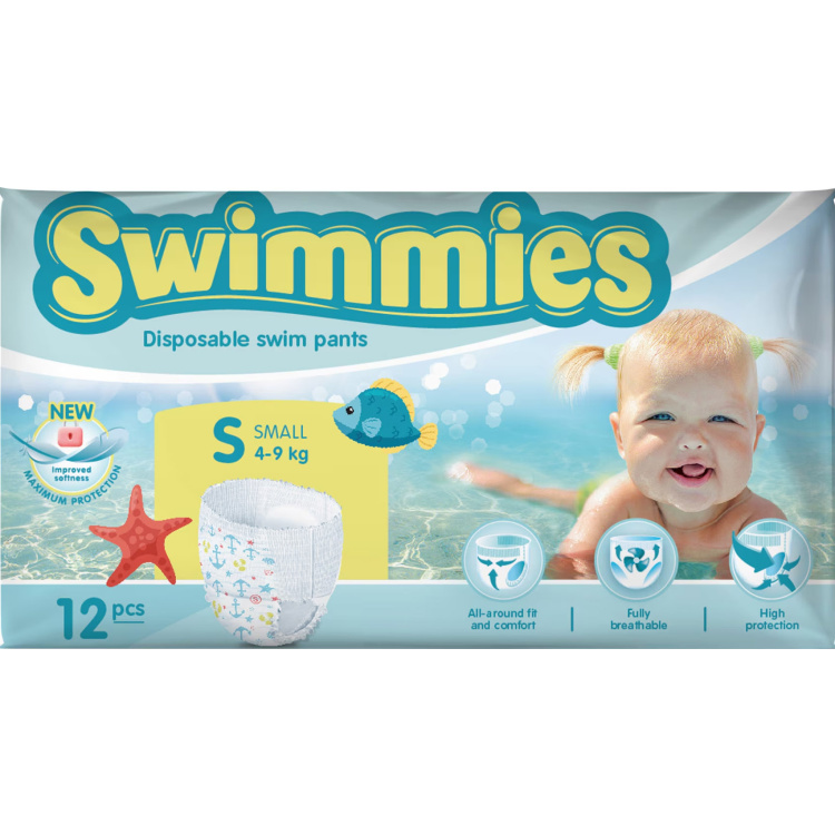 Swimmies plenky do vody 4-9 kg, 12 ks
