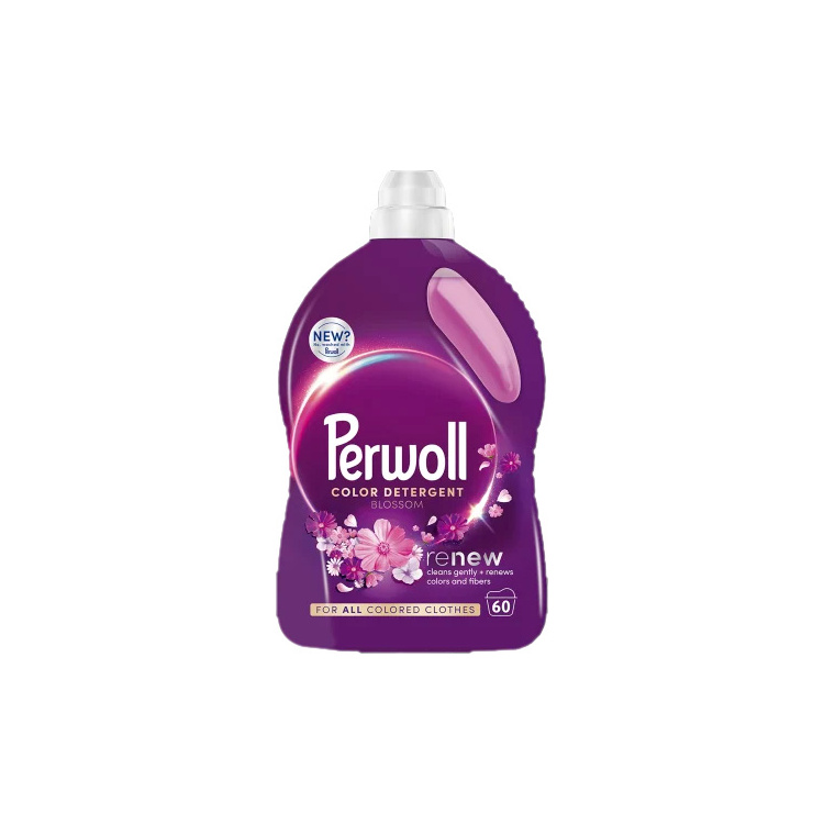 Perwoll prací gel Mega Renew Blossom 60 praní, 3000 ml
