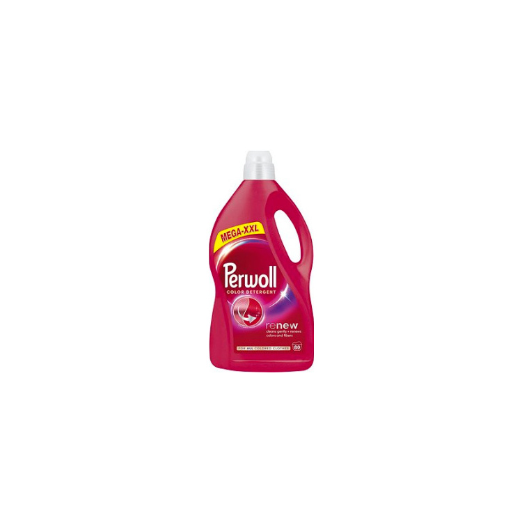 Perwoll prací gel Mega XXL Renew Color 80 praní, 4000 ml