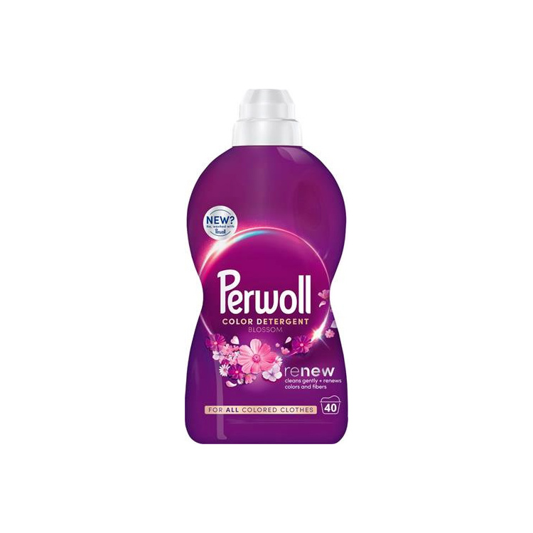 Perwoll prací gel Mega Renew Blossom 40 praní, 2000 ml