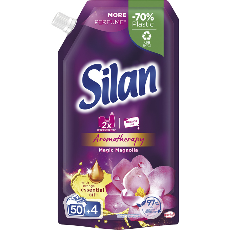 Silan aviváž Aromatherapy Magic Magnolia 54 praní, 594 ml