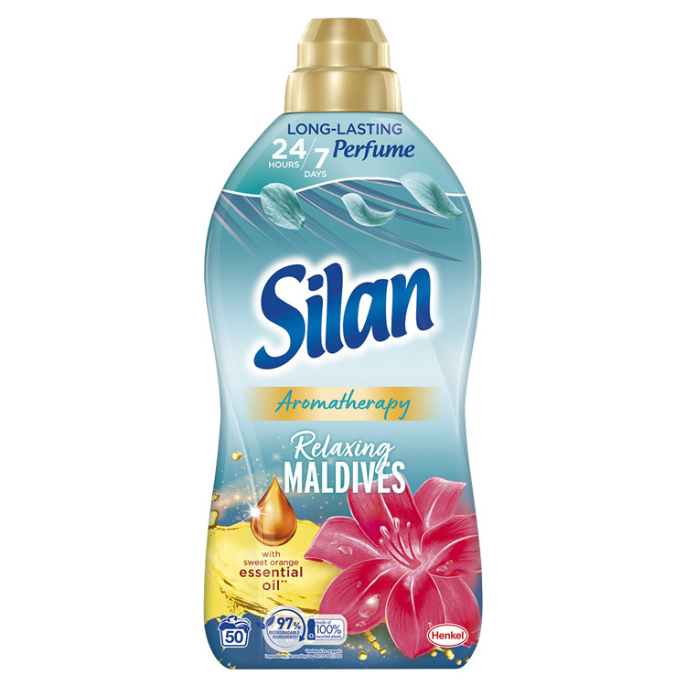 Silan aviváž Aromatherapy Relaxing Maledives 50 praní, 1100 ml