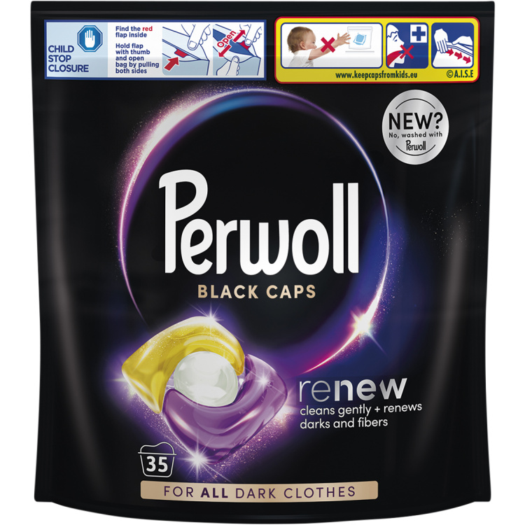 Perwoll prací kapsle Black 35 praní
