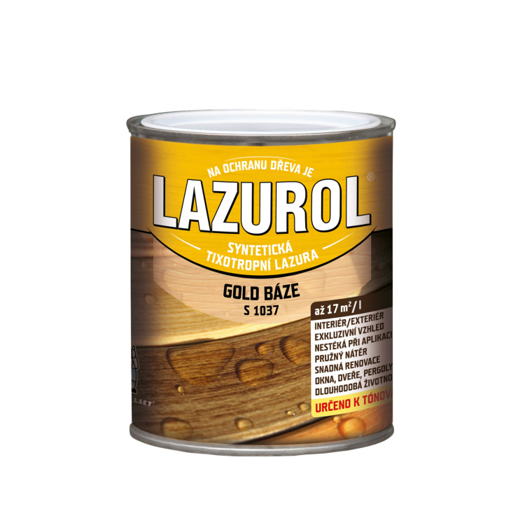 LAZUROL GOLD BÁZE S1037 Syntetická tixotropní lazura
