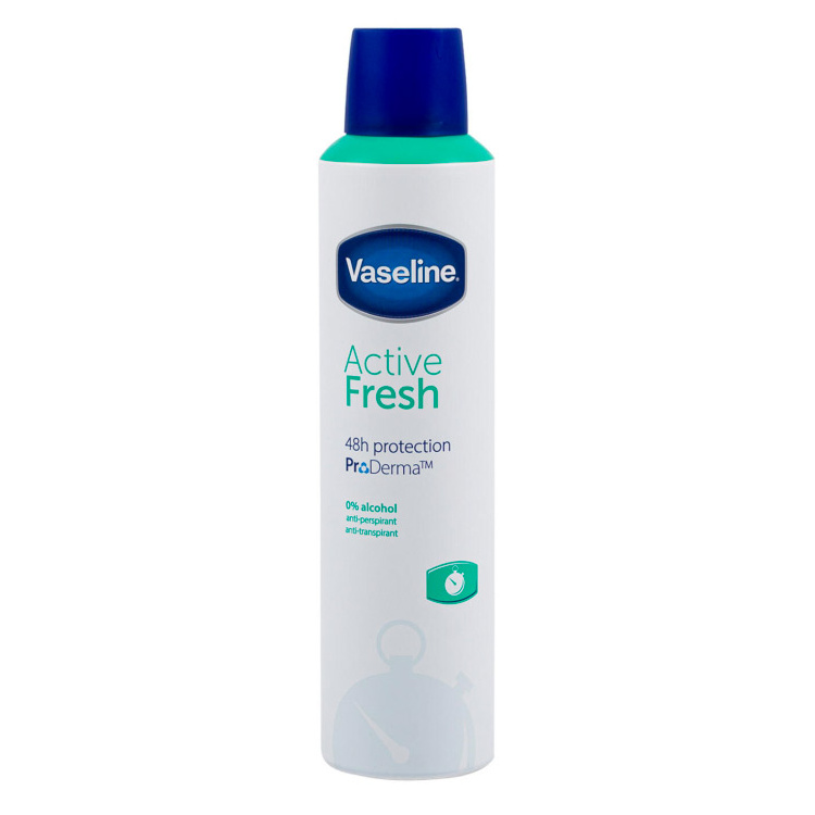 Vaseline Deo Sprej Active Fresh, 250 ml