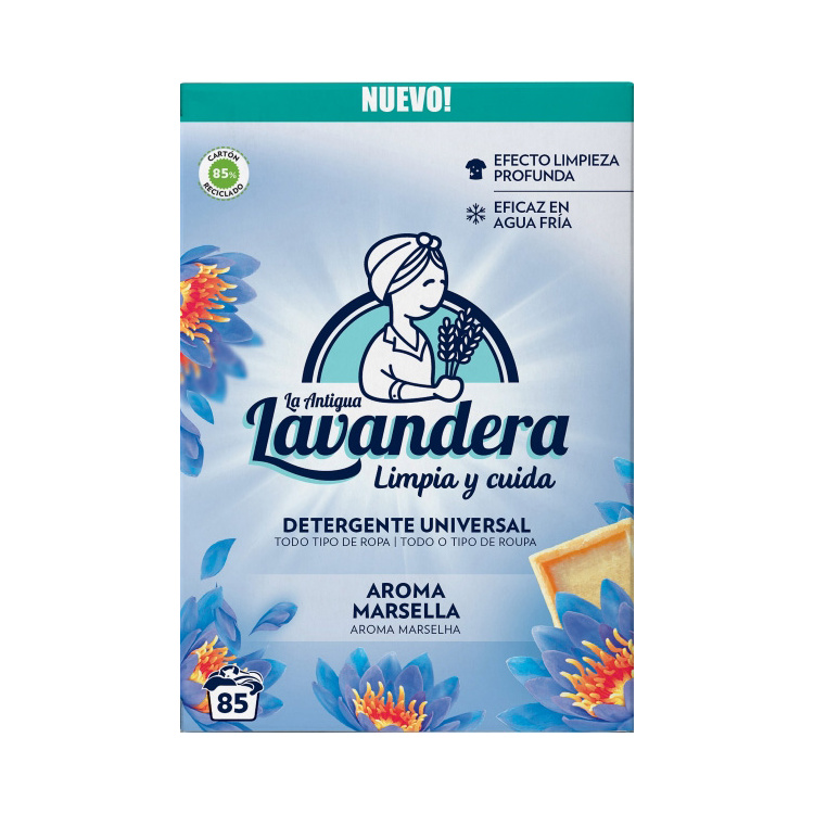 Lavandera marseilské mýdlo prací prášek 4,675 kg, 85 dávek