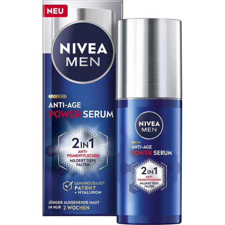 Nivea Men Anti-Age Power Serum posilující sérum 2 v 1, 30 ml