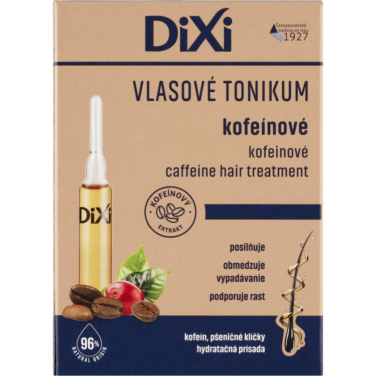 Dixi Kofeinové vlasové tonikum, 7× 10ml