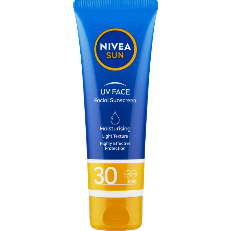 Nivea Sun hydratační pleťový krém na opalování, OF 30, 50 ml