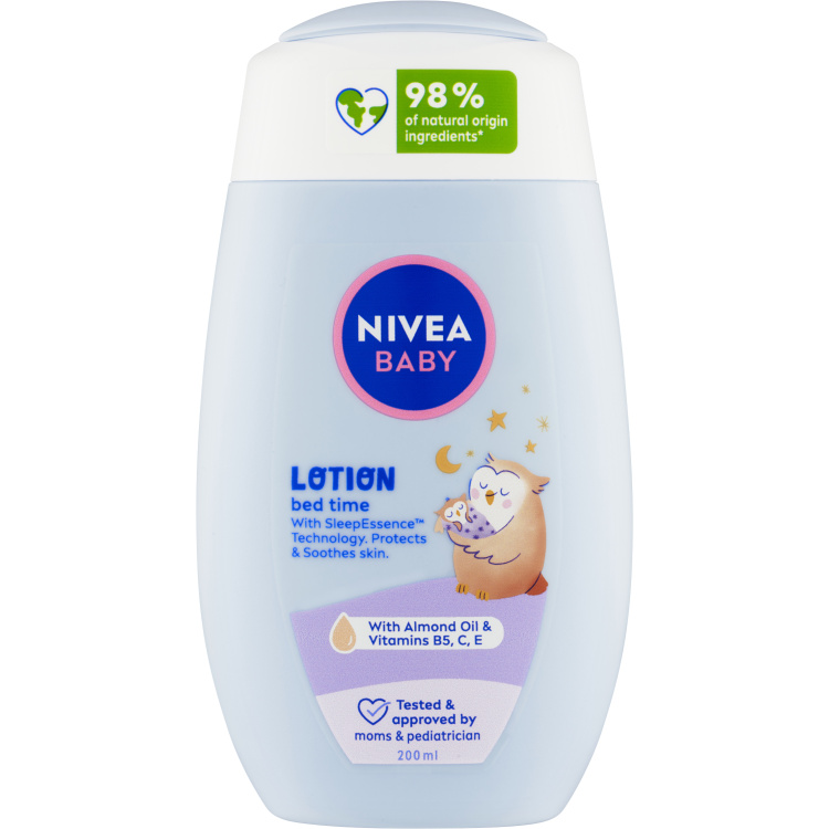 Nivea Baby Bed Time tělové mléko, 200 ml