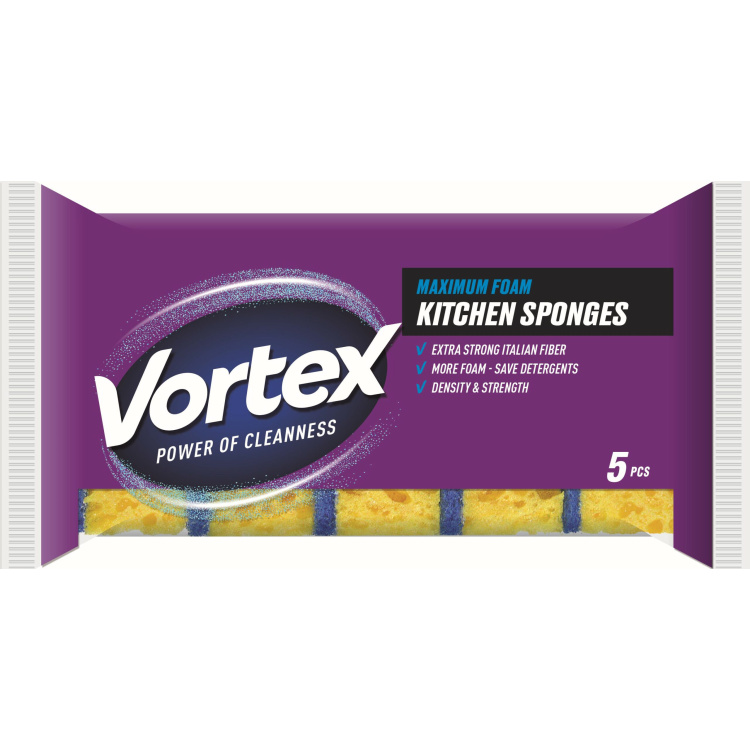 Vortex Maximální pěna kuchyňská houbička, 5 ks