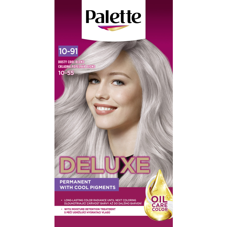 Palette Deluxe barva na vlasy, chladná popelavá blond 10-55 (240)