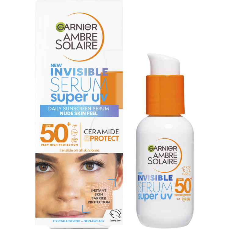 Garnier Ambre Solaire Super UV Invisible Serum pleťové sérum, OF 50, 30 ml