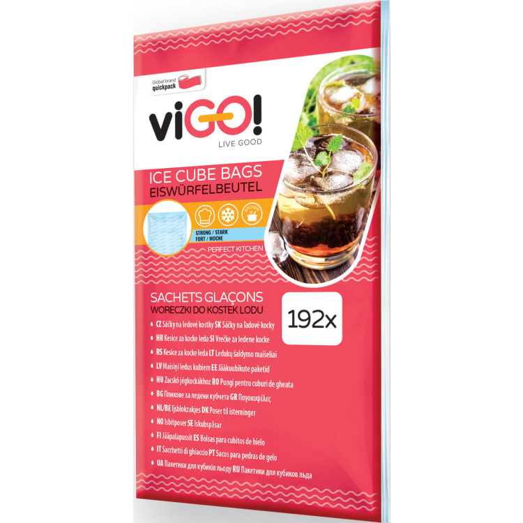 viGO! sáčky na ledové kostky, 192 ks