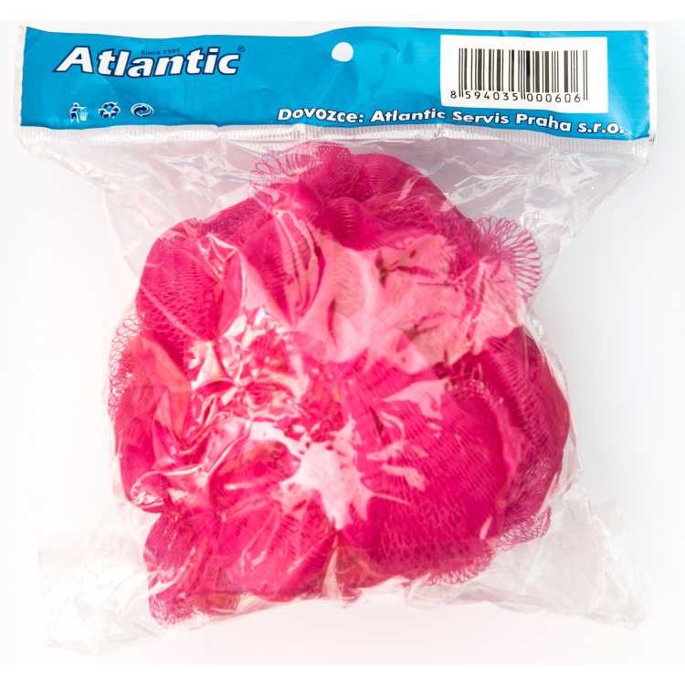 Atlantic koupelová masážní houba, mix barev, 1 ks
