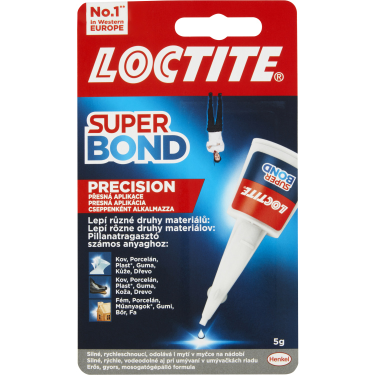 Loctite Super Bond Precision rychleschnoucí lepidlo, 5 g
