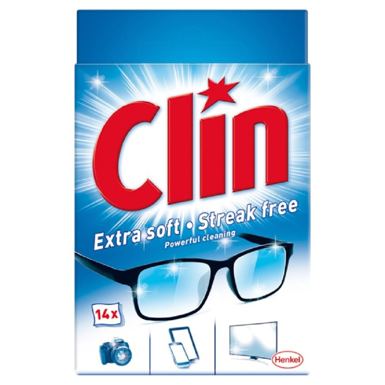 Clin čistící ubrousky, 14 ks