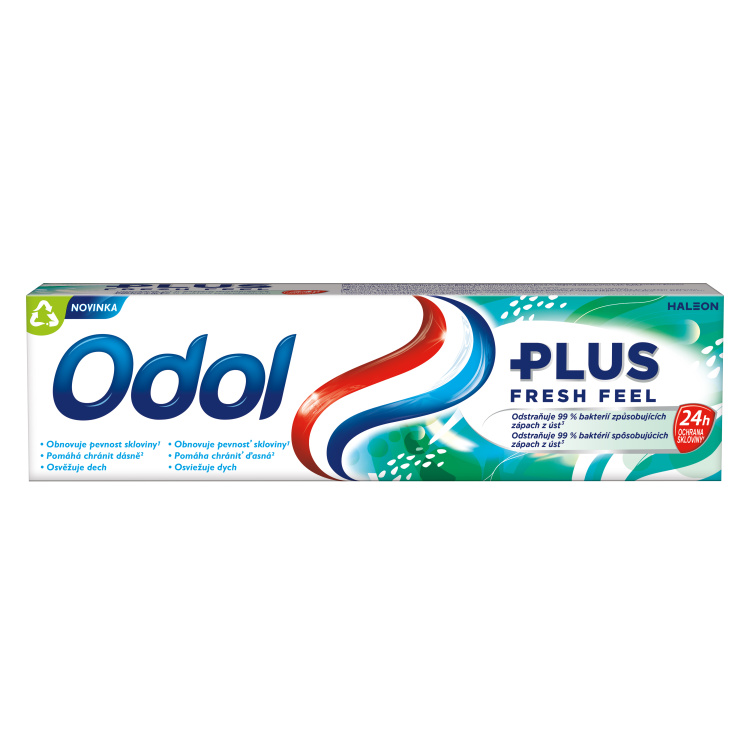 Odol Plus Fresh Feel zubní pasta s fluoridem 75 ml