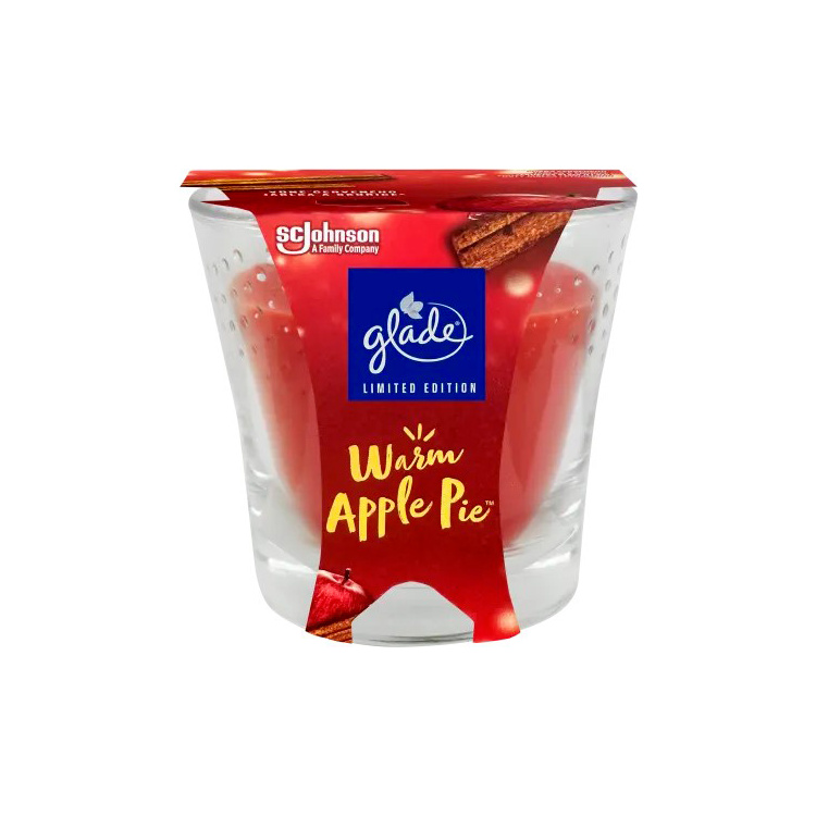 Glade svíčka vonná Warm Apple Pie, 112 g