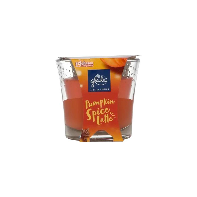 Glade svíčka vonná Pumpkin Spice Latte, 112 g