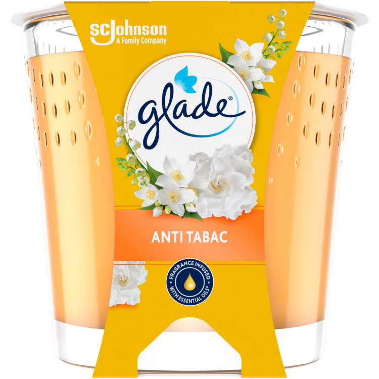 Glade svíčka vonná Anti Tabac, 112 g