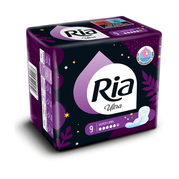 Ria dámské vložky Ultra Super Long, 9 ks