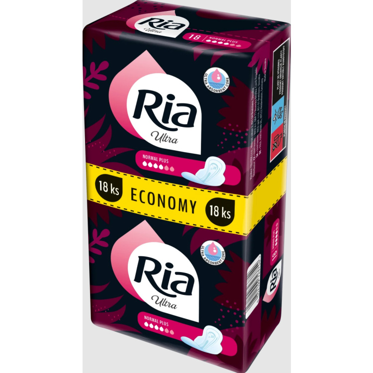 Ria dámské vložky Ultra Normal Duopack, 18 ks