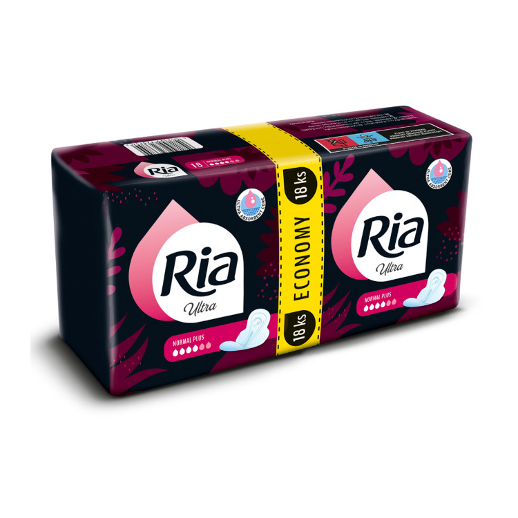Ria dámské vložky Ultra Normal Plus Duopack, 18 ks